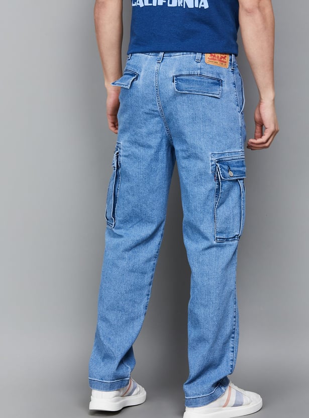 LEVI'S Washed Cargo Jeans