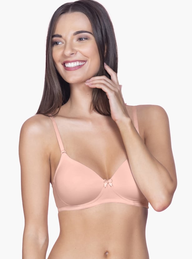 AMANTE Solid Padded Non-Wired T-shirt Bra