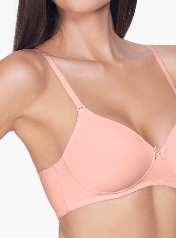 AMANTE Solid Padded Non-Wired T-shirt Bra