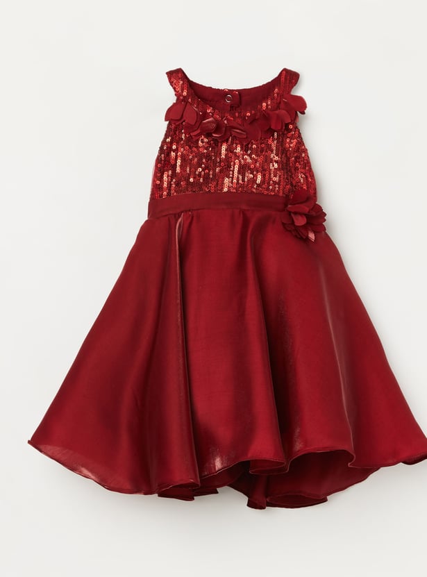 PEPPERMINT Girls Sequinned A-line Dress
