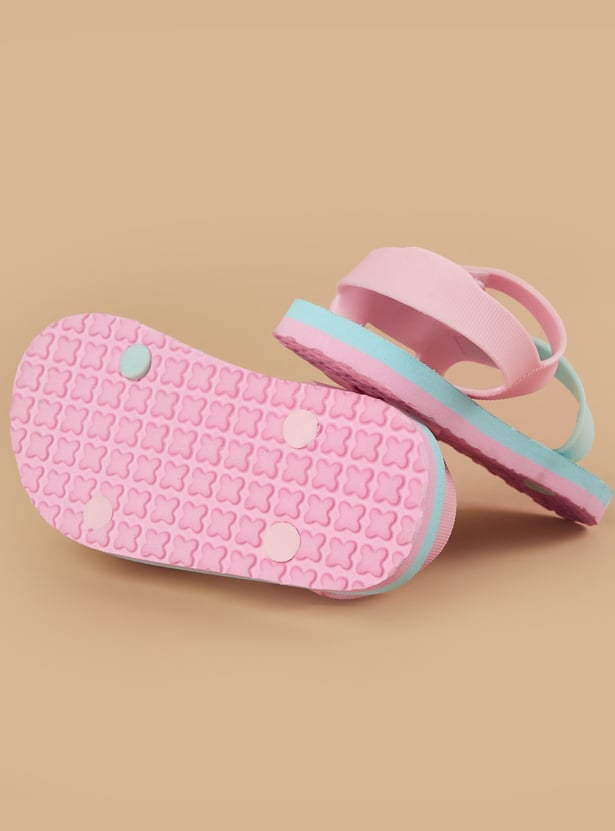 FAME FOREVER Girls Jibit Charm Sandals