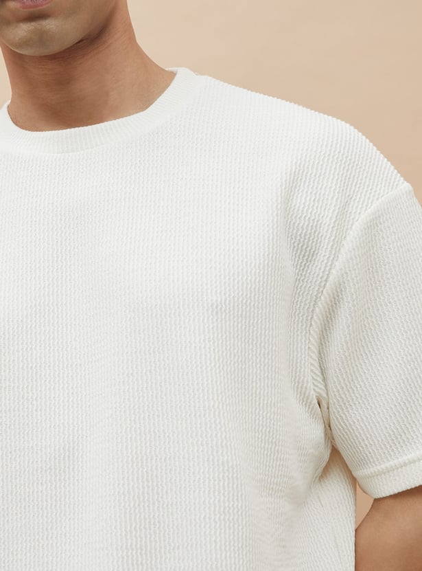 CODE UNWIND Textured T-shirt