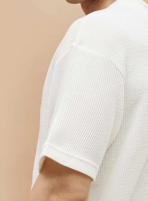 CODE UNWIND Textured T-shirt