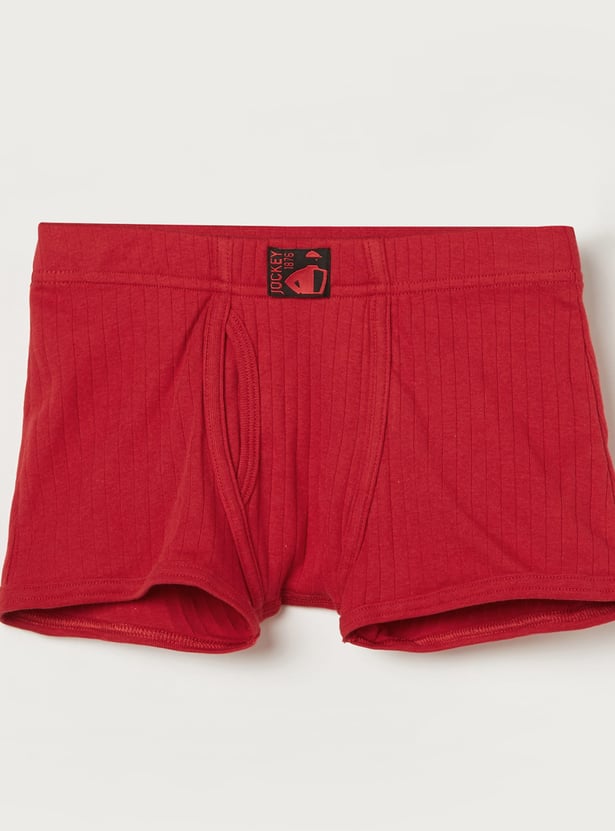 JOCKEY Boys Striped Trunks - Pack of 3