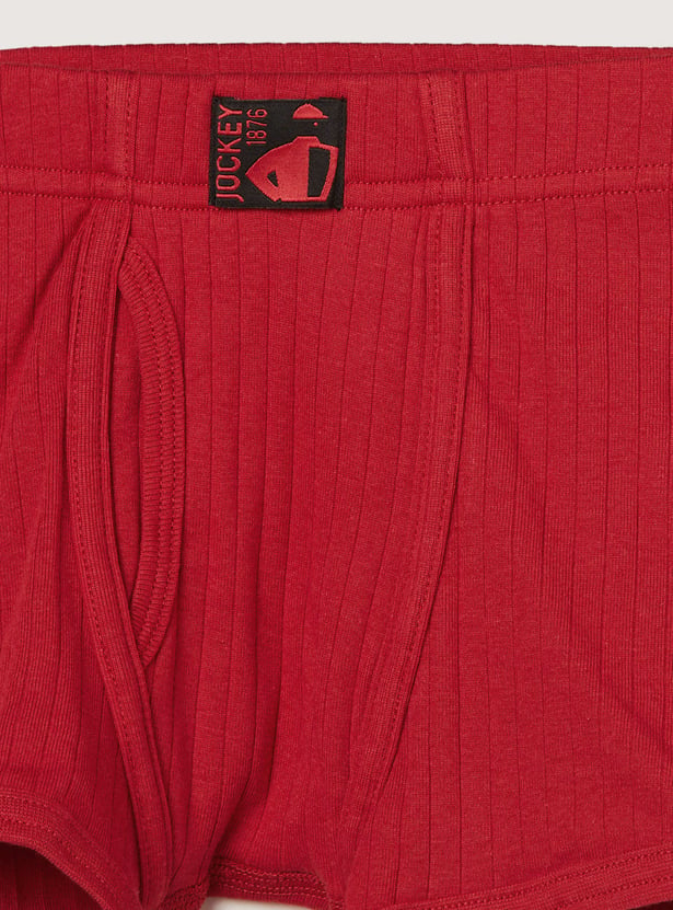 JOCKEY Boys Striped Trunks - Pack of 3