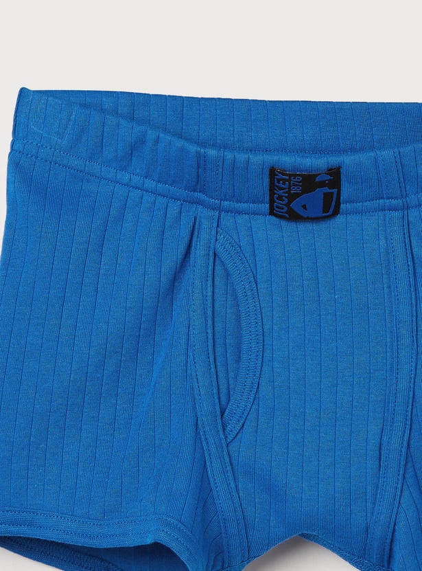JOCKEY Boys Striped Trunks - Pack of 3