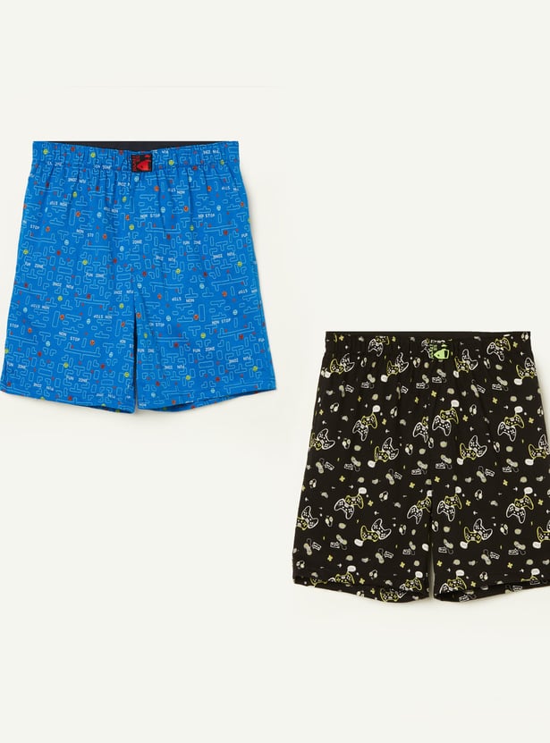 JOCKEY Boys Assorted Boxers - Pack of 2