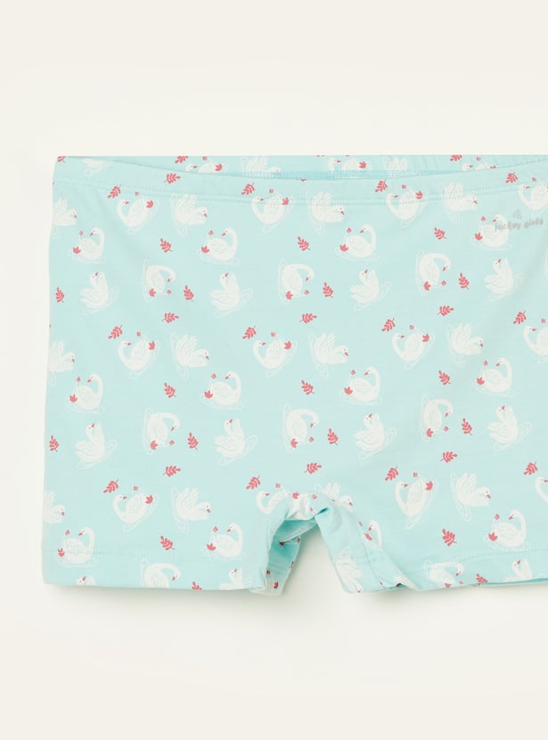 JOCKEY Girls Printed Shorts - Pack of 2