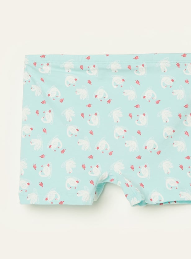 JOCKEY Girls Printed Shorts - Pack of 2