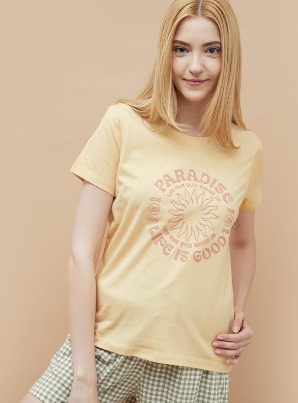 GINGER Printed Lounge T-shirt