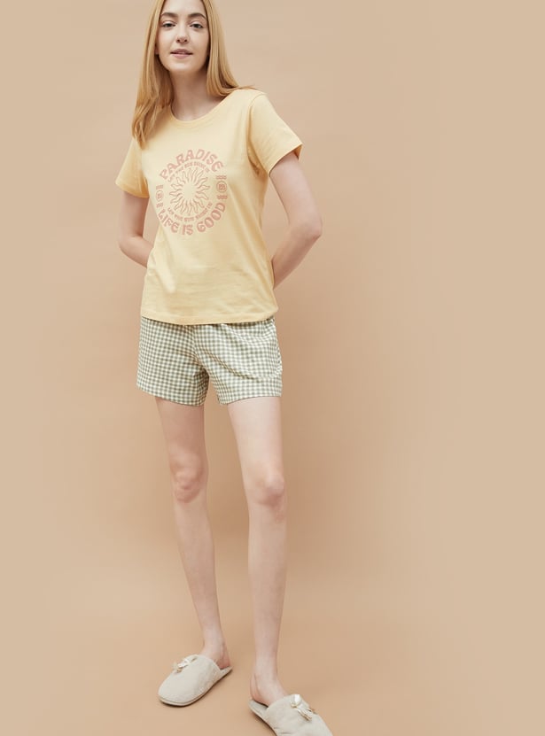 GINGER Printed Lounge T-shirt