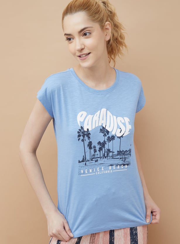GINGER Graphic Print Lounge T-shirt
