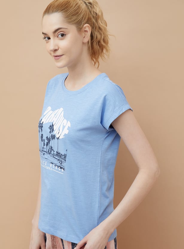GINGER Graphic Print Lounge T-shirt