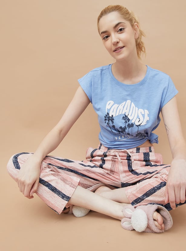GINGER Graphic Print Lounge T-shirt
