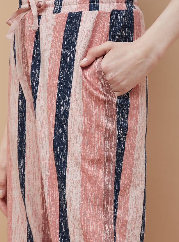 GINGER Striped Lounge Pants