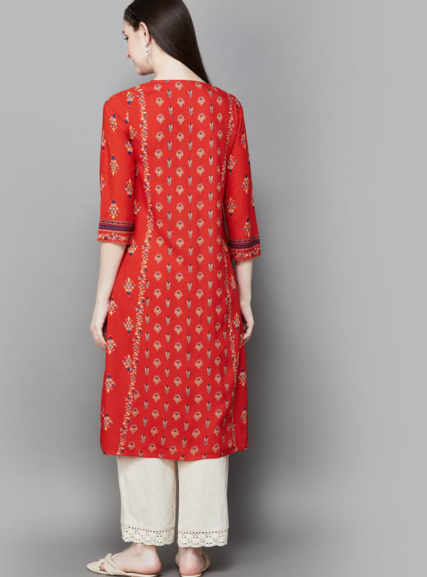 BIBA Printed Straight Kurta