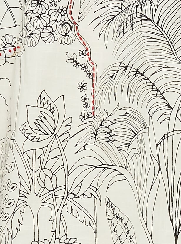 BIBA Printed A-line Kurta Set