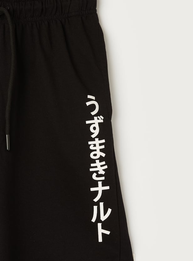 KIDSVILLE Boys Naruto Print Shorts