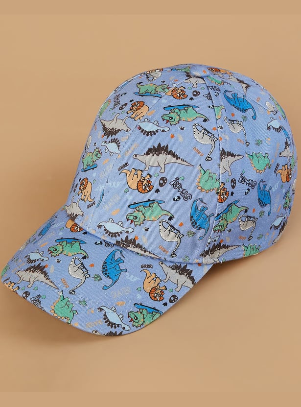 FAME FOREVER Dinosaur Print Baseball Cap