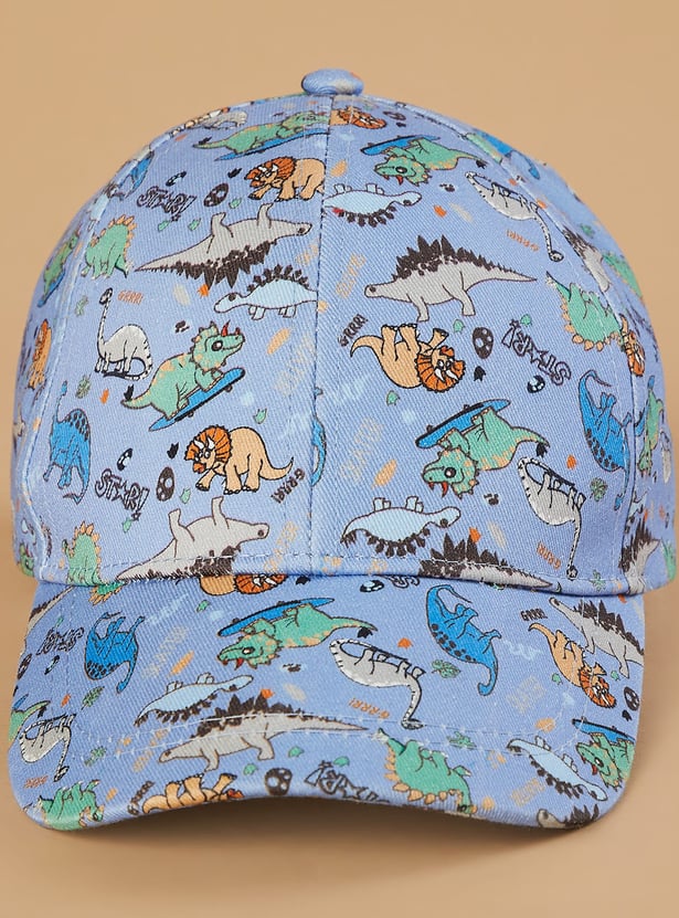 FAME FOREVER Dinosaur Print Baseball Cap