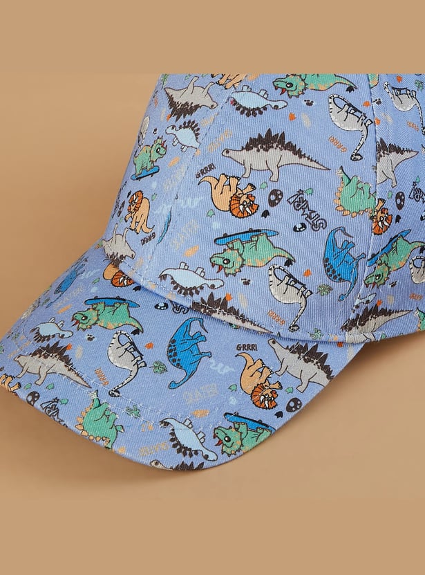FAME FOREVER Dinosaur Print Baseball Cap