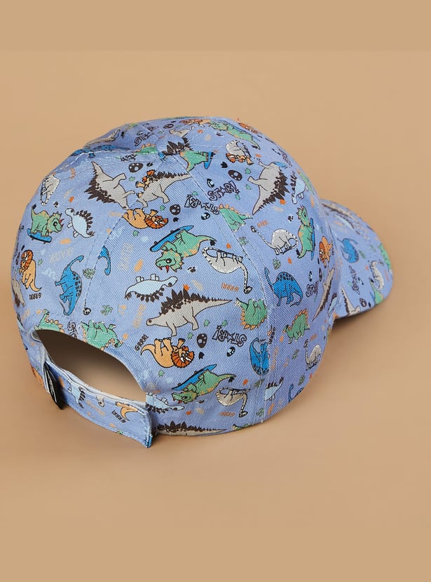FAME FOREVER Dinosaur Print Baseball Cap