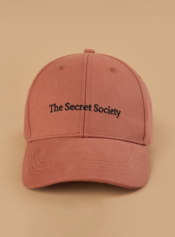 FAME FOREVER Typographic Embroidered Baseball Cap