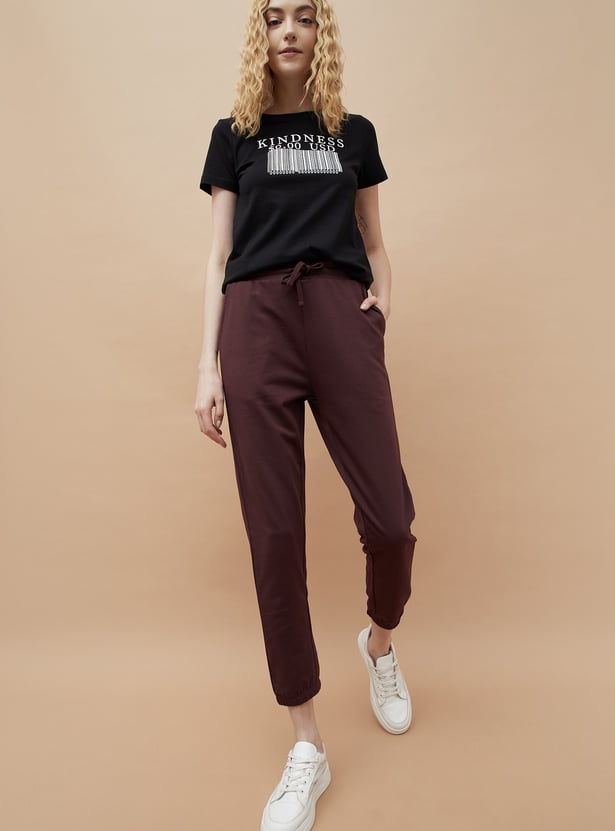 FAME FOREVER Solid Regular Fit Joggers