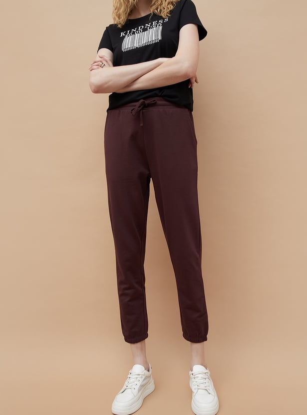 FAME FOREVER Solid Regular Fit Joggers