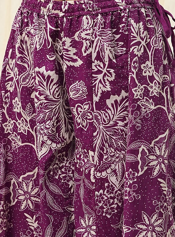 BIBA Floral Print Sharara Set