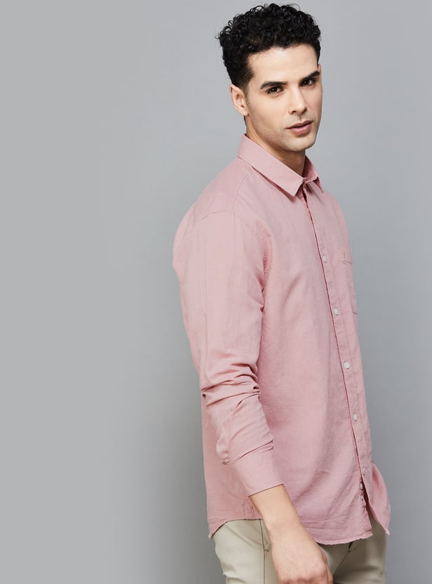 INDIAN TERRAIN Solid Classic Fit Shirt