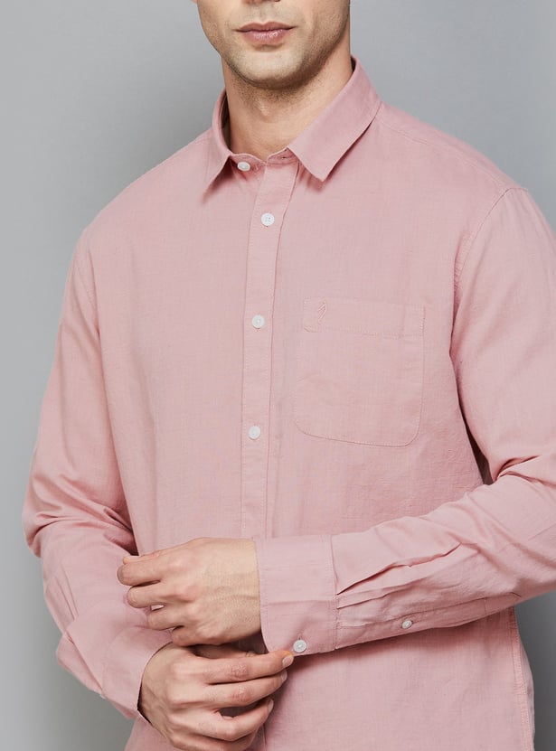 INDIAN TERRAIN Solid Classic Fit Shirt