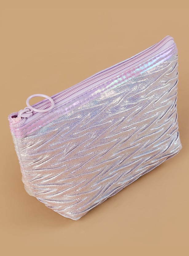 FAME FOREVER Metallic Vanity Pouch