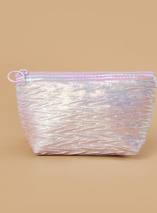 FAME FOREVER Metallic Vanity Pouch