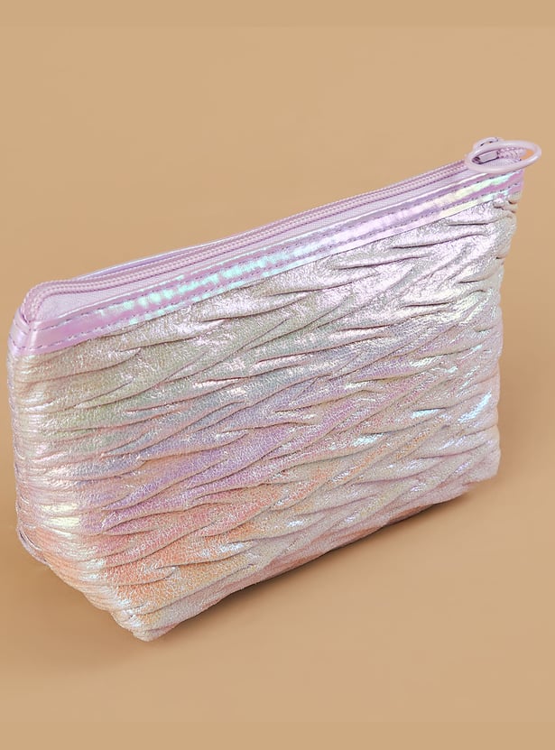 FAME FOREVER Metallic Vanity Pouch