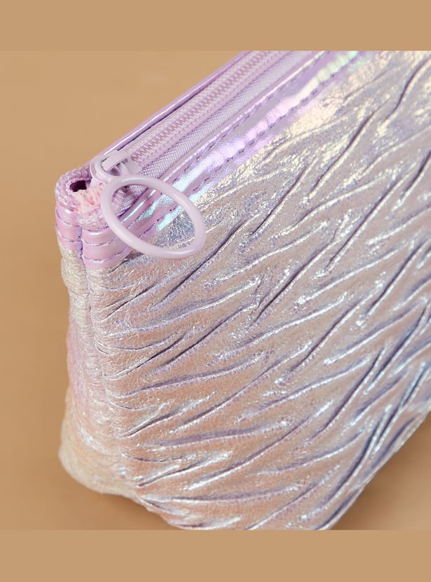 FAME FOREVER Metallic Vanity Pouch