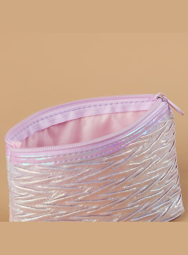 FAME FOREVER Metallic Vanity Pouch