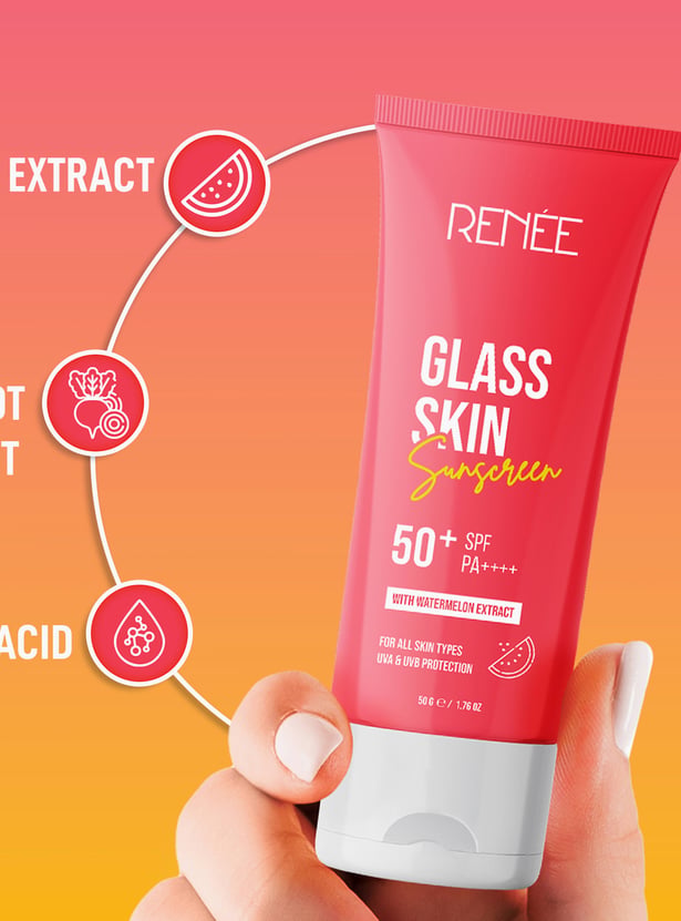 RENEE Glass Skin 50+ SPF Sunscreen - 50g