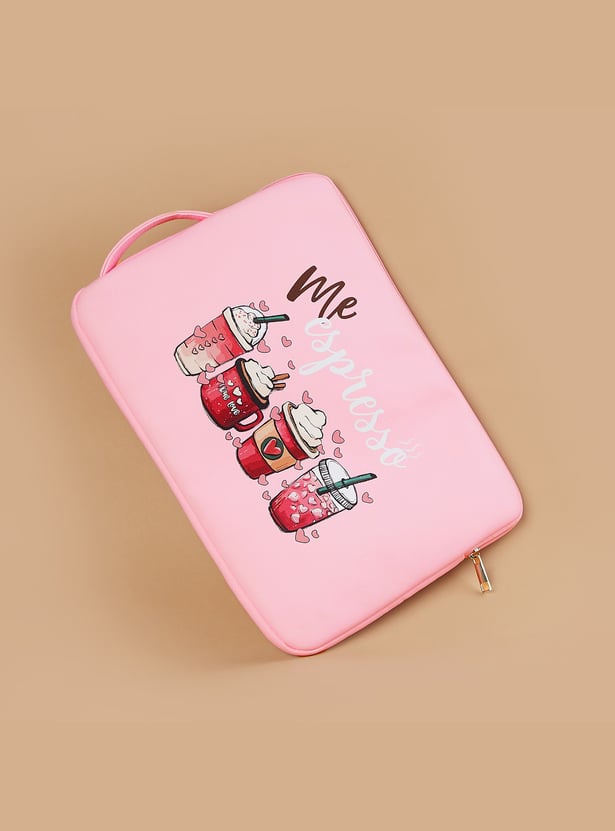 FAME FOREVER Graphic Print Laptop Sleeve