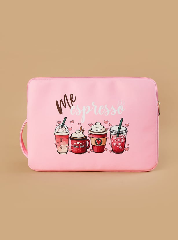 FAME FOREVER Graphic Print Laptop Sleeve