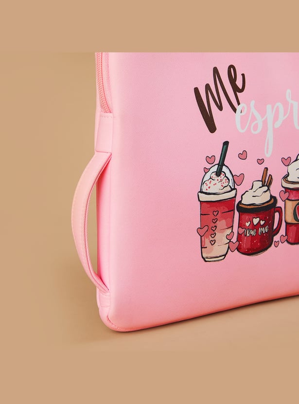 FAME FOREVER Graphic Print Laptop Sleeve