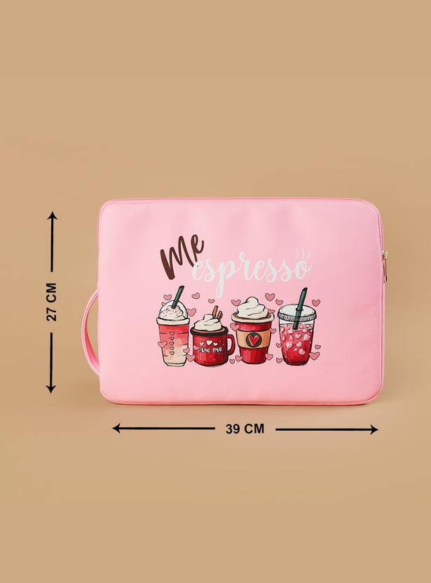 FAME FOREVER Graphic Print Laptop Sleeve