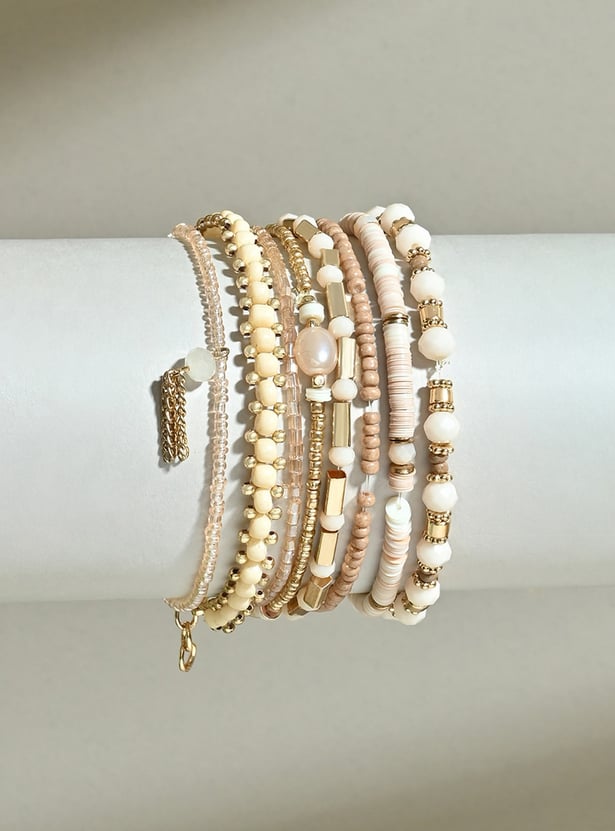 TONIQ Assorted Beaded Bracelets - Pack of 8