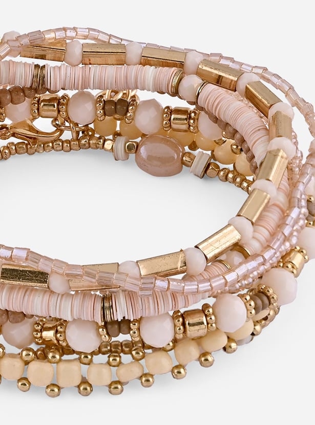 TONIQ Assorted Beaded Bracelets - Pack of 8