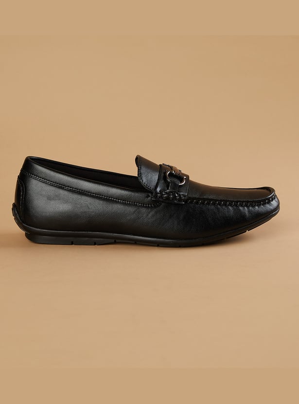 CODE Metal Accent Loafers