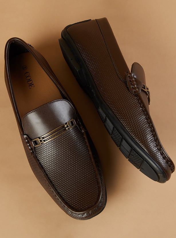 CODE Textured Loafers