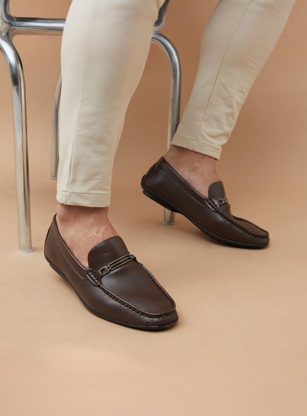 CODE Textured Loafers