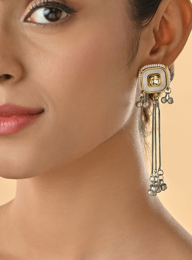 FIDA Drop Earrings with Gunghroo