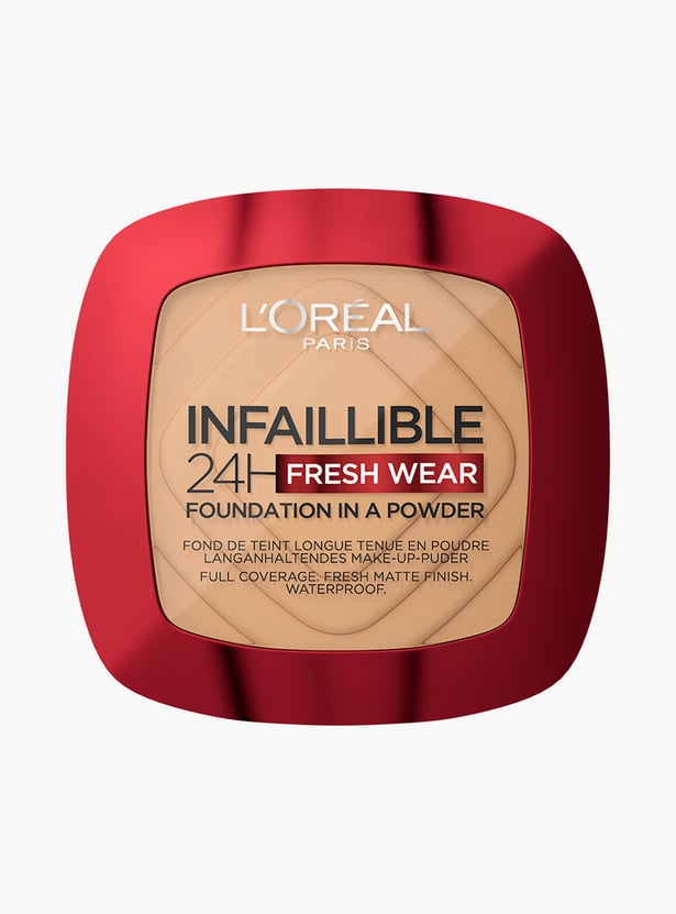 L'OREAL PARIS Infallible 24H Fresh Wear Powder Foundation - 260 Golden Sun - 9g