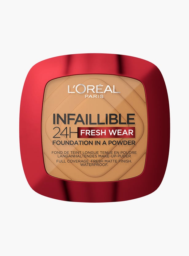 L'OREAL PARIS Infallible 24H Fresh Wear Powder Foundation - 330 Hazelnut - 9g